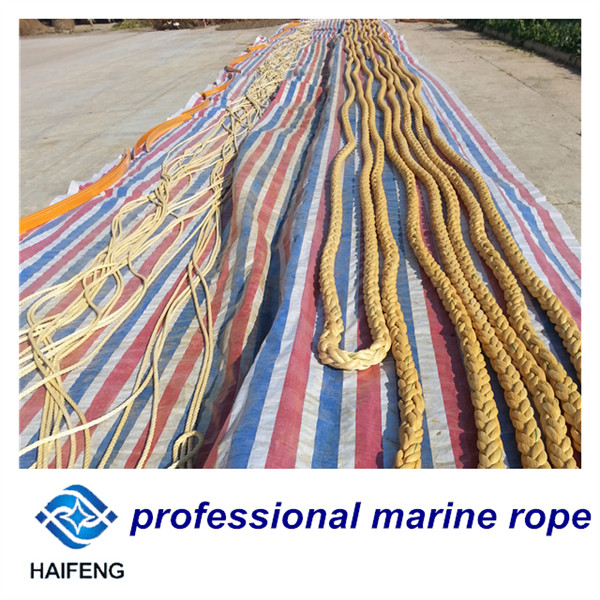 UHMW-P Rope Mooring Fiber Rope, with 3/8/12 Strands