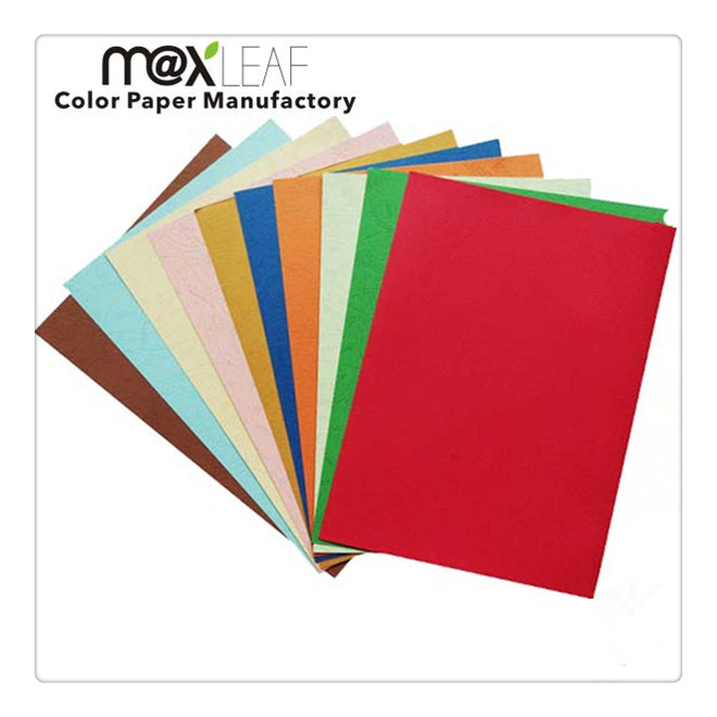 230GSM A4 Embossed Leather Color Board Binding Cover Colour Bristol/Manila Board