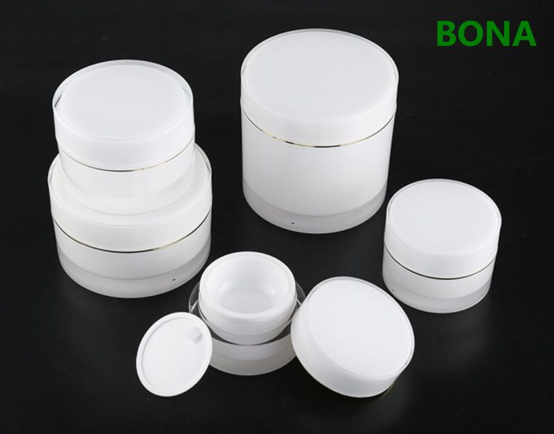 Double Wall Acrylic Cream Jar for Cosmetic Packaging