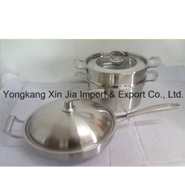 5psc Set with Stand Stainless Steel Kitchenware