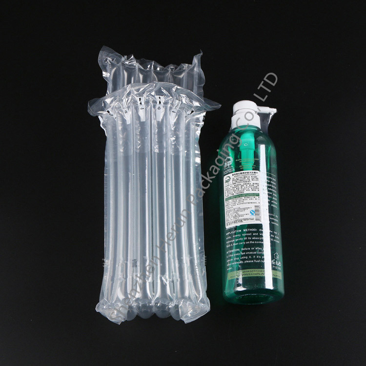 Crashproof Plastic Column Air Cushion Bag for Liquid Shampoo Packing