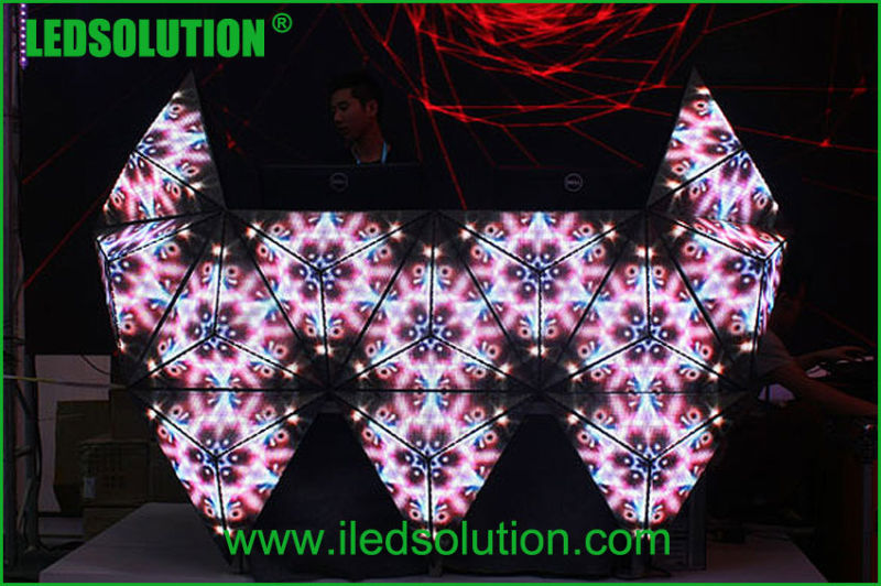 Creative Indoor Full Color LED DJ Booth Display Screen