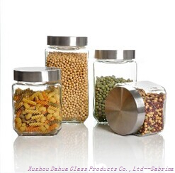 Large Glass Jar Kitchenware Food Storage Jar with Lid