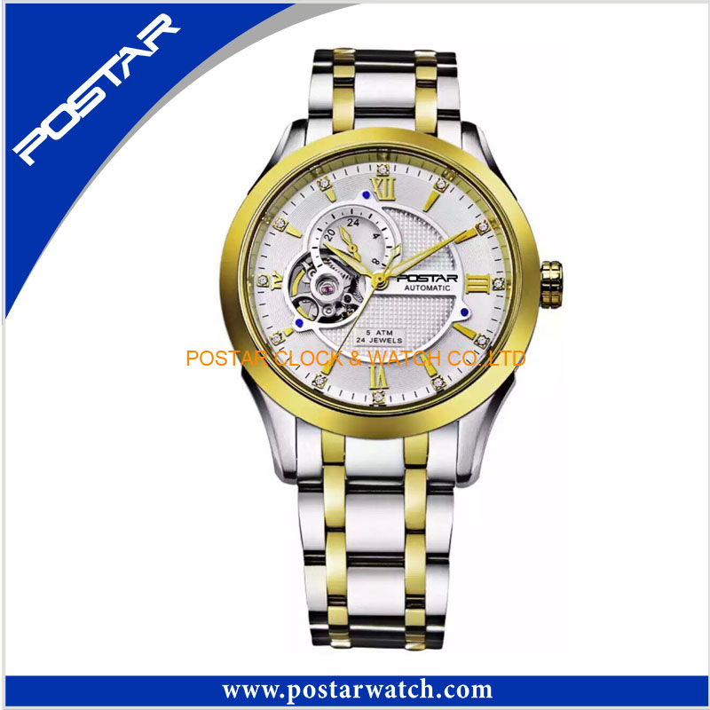 ODM & OEM Automatic Mechanical Watch with Stainless Steel Band