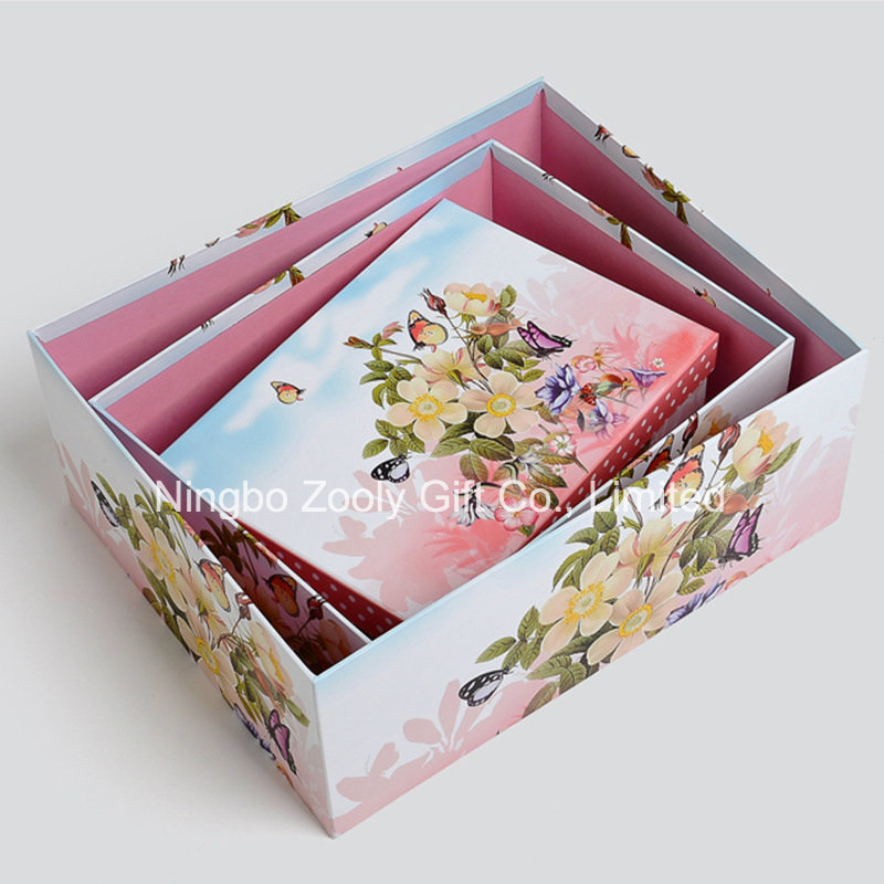 Wholesale Printing Paper Storage Gift Box / Nesting Paper Packing Boxes