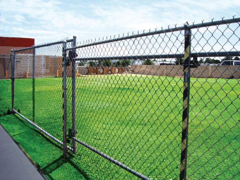 Galvanized Coated Temporary Wire Mesh Chain Link Fence (Anjia-089)