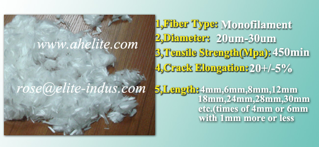 PP Fiber 6mm for Dry Mortar