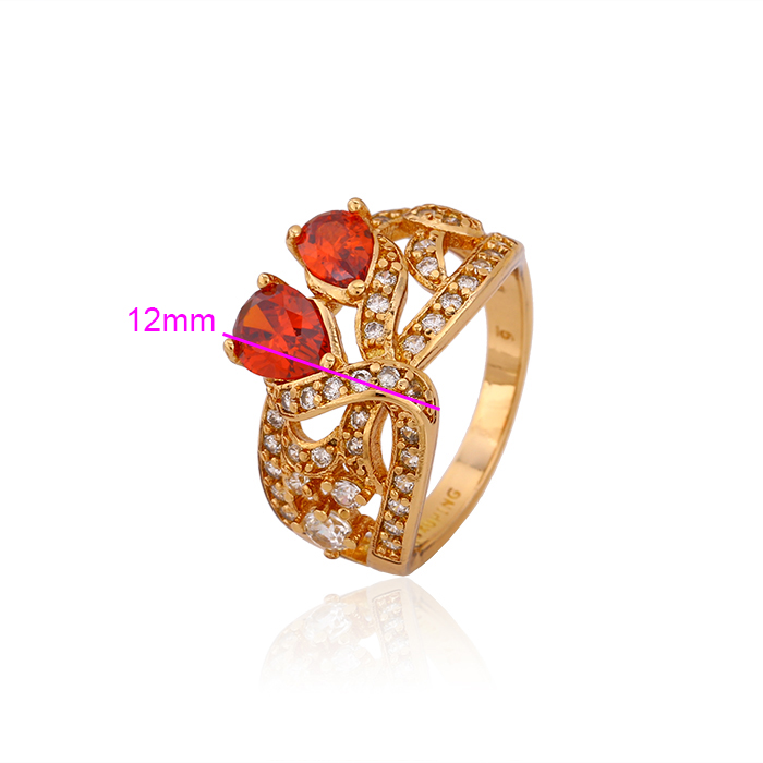 Xuping Luxury Synthetic CZ Ring