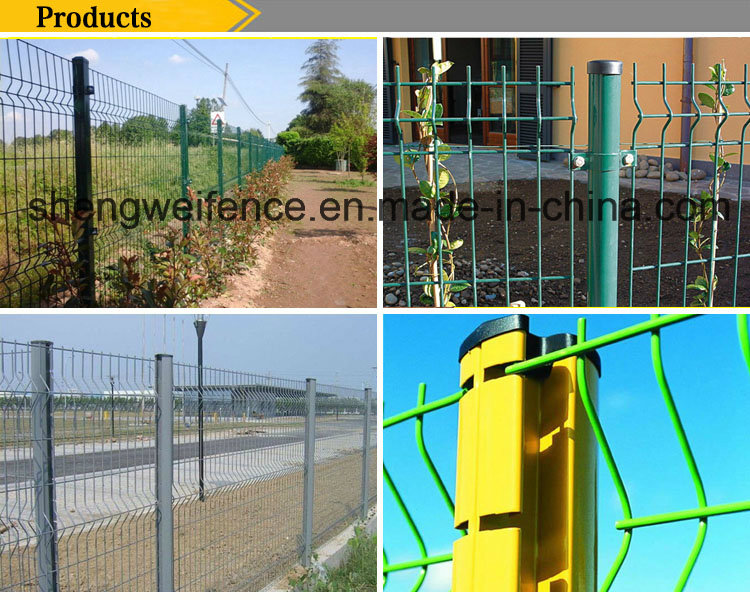 PVC Coated 3D Welded Garden Fence Panels