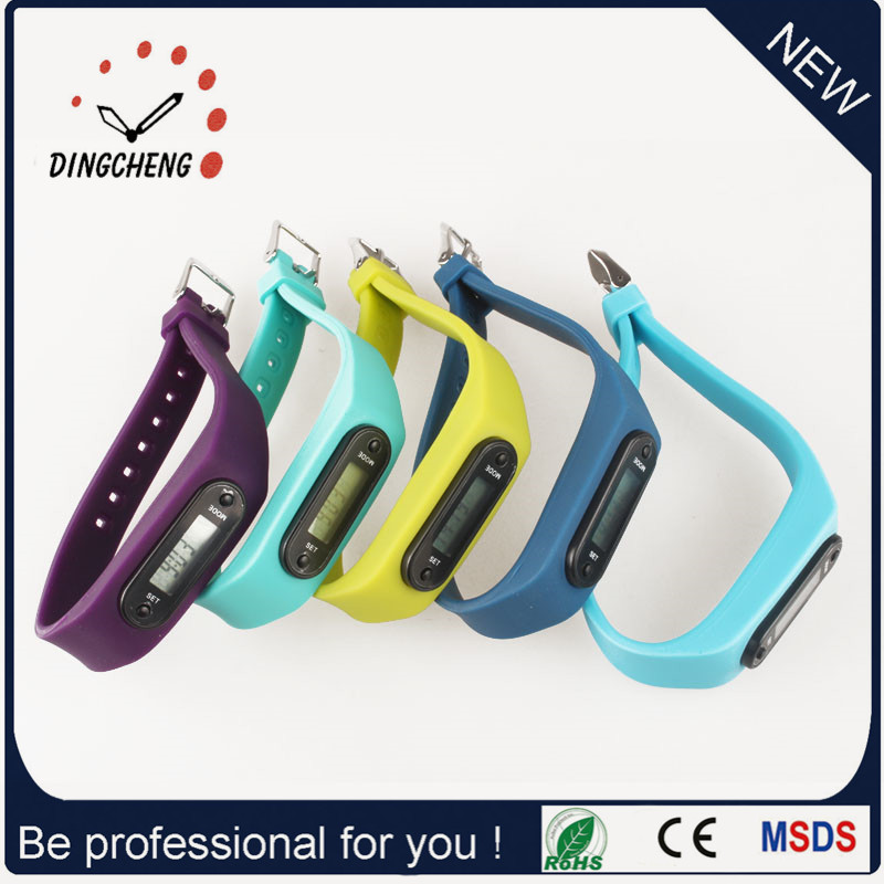 2016 New Watches Running Sport Wristwatch Bracelet Pedometer Watch (DC-002)