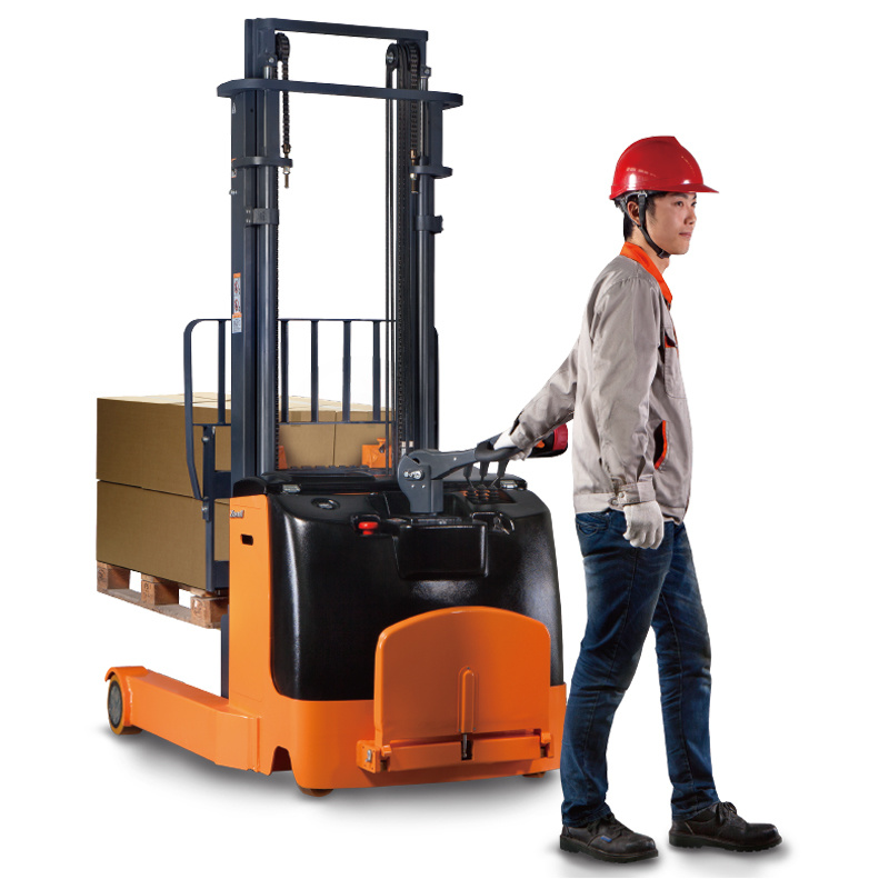 electric reach stacker