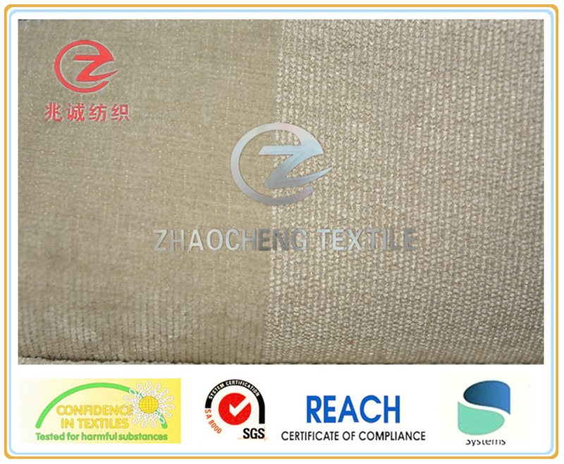 28W Two Style N/P Bonded Corduroy Fabric for Sofa Use