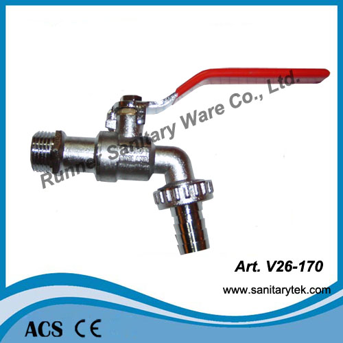 Zinc Alloy Bibcock with Hose Union (V26-170)