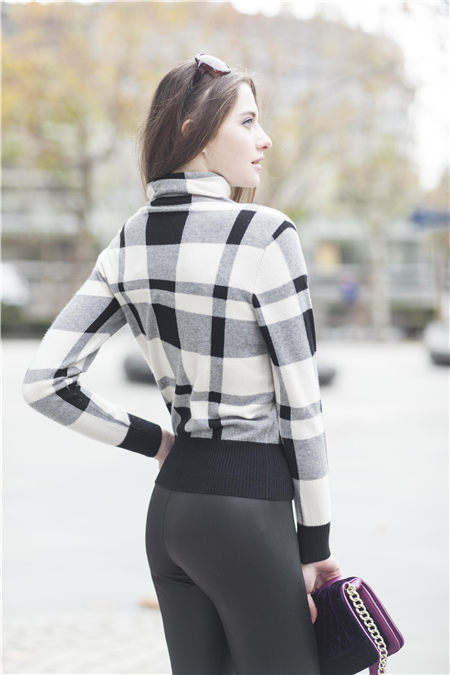 Ladies' Cashmere Sweater with Turtleneck (1500002012)