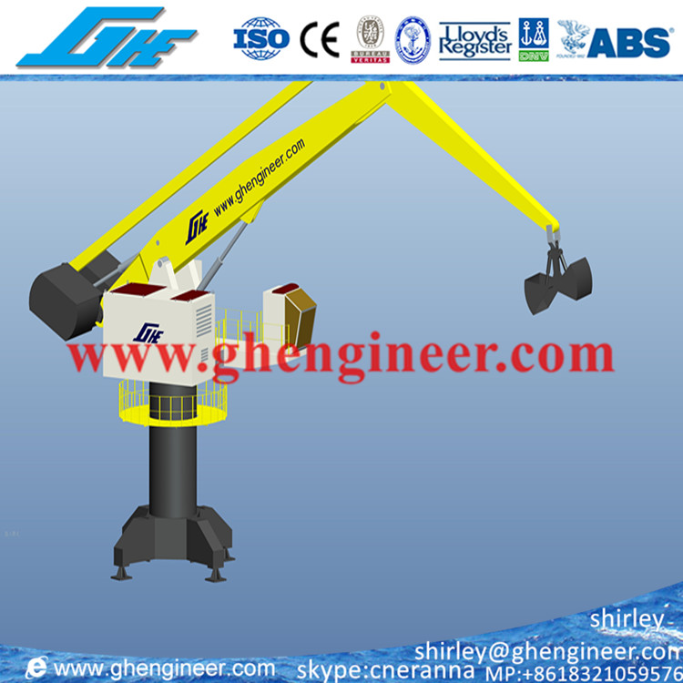 Floating Bulk Handling Grab Crane 25t 30t