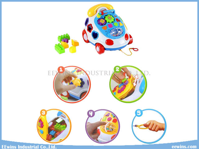 Educational Toys Musical Phone Toys with Blocks