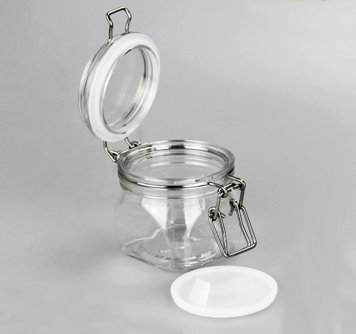 150ml Square Type Pet Airtight Jar (EF-J23S150)