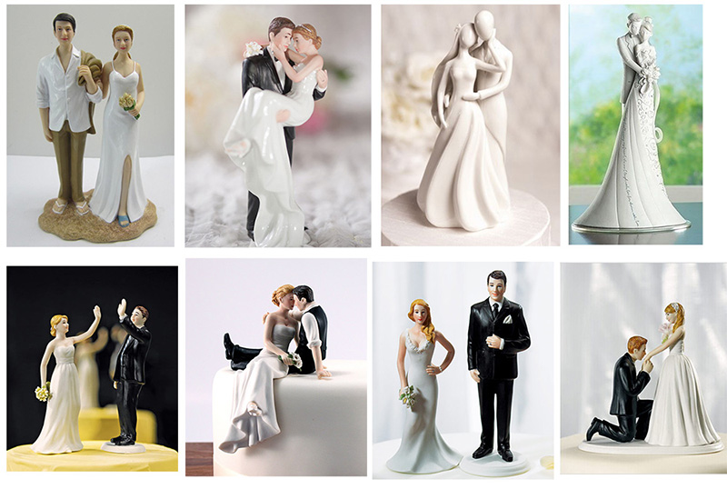 Cell Phone Fanatic Bride Wedding Cake Topper Figurine