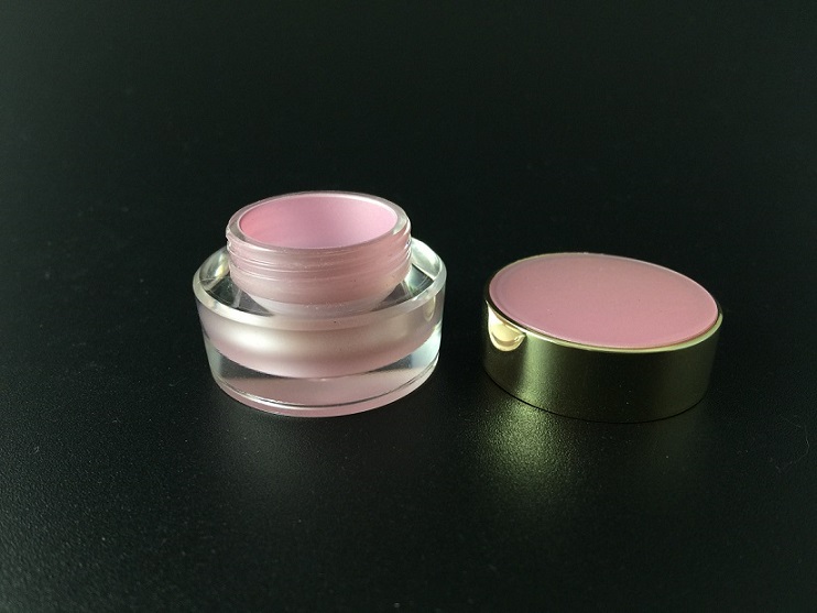 Acrylic Round Cream Jar for Cosmetic Packaging/Sample Sack Bottles