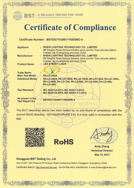 30W LED Road Lamp with Photometric Control