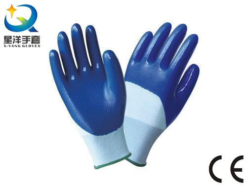 13G Polyester Shell with Nitrile 3/4 Coated Work Glove (N7012)