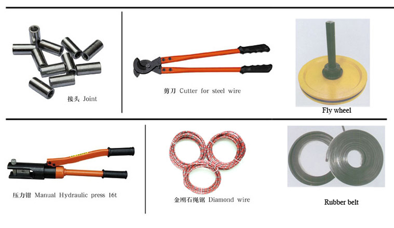 Diamond Wire Saw Cutting for Marble Profiling and Square Cutting