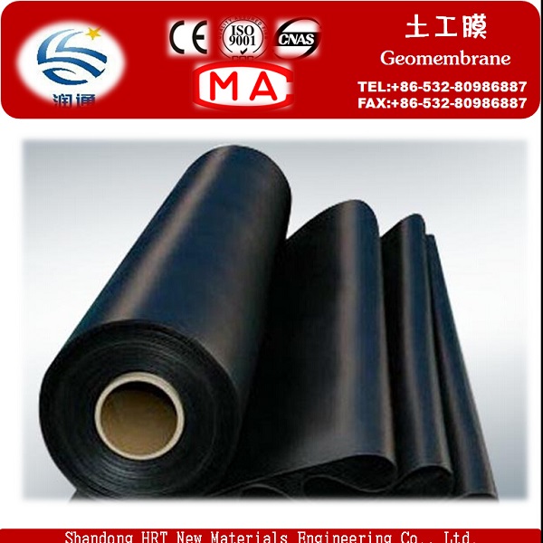 0.1mm-3mm Waterproof HDPE Membrane for Construction