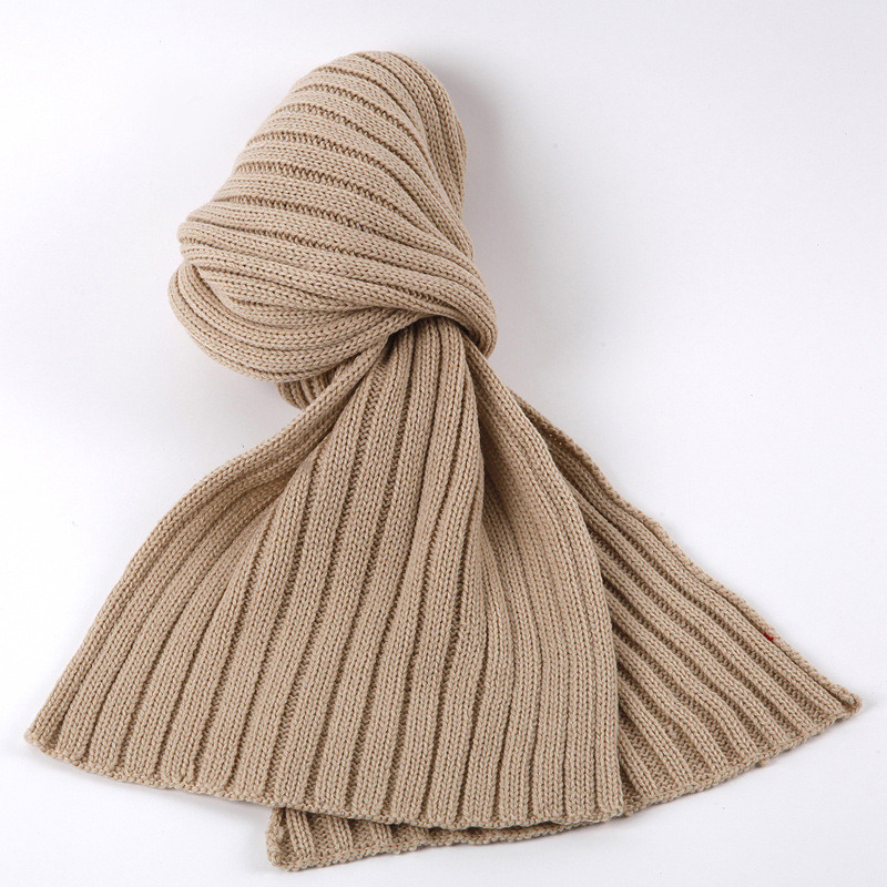 Rib Pattern Knitted Scarf Winter Circle Loop Scarf (SK106)