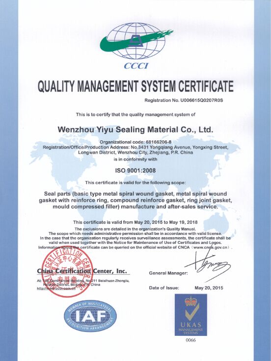 Professional Supplier on Spiral Wound Gasket with High Quality