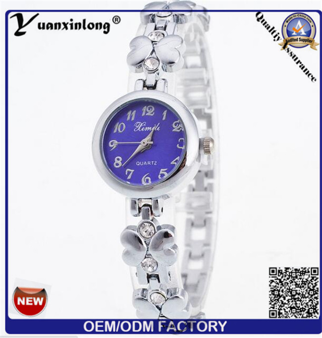 Yxl-409 Simple Design Luxury Women Lady Watch Alloy Diamond Golden Plate Wrist Watches Wholesale