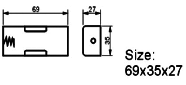 12V Battery with Wire Waterproof Battery