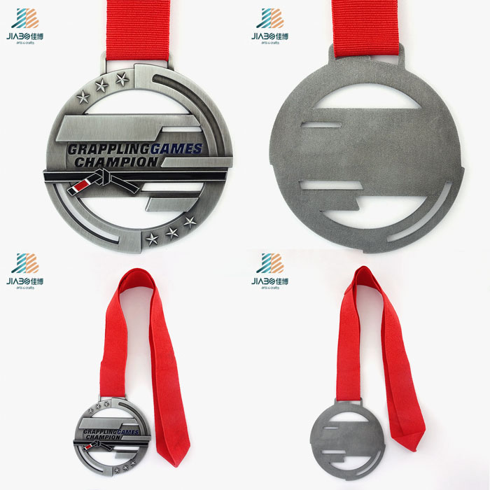 Custom Wholesale Price Casting Antique Metal Grappling Award Medal