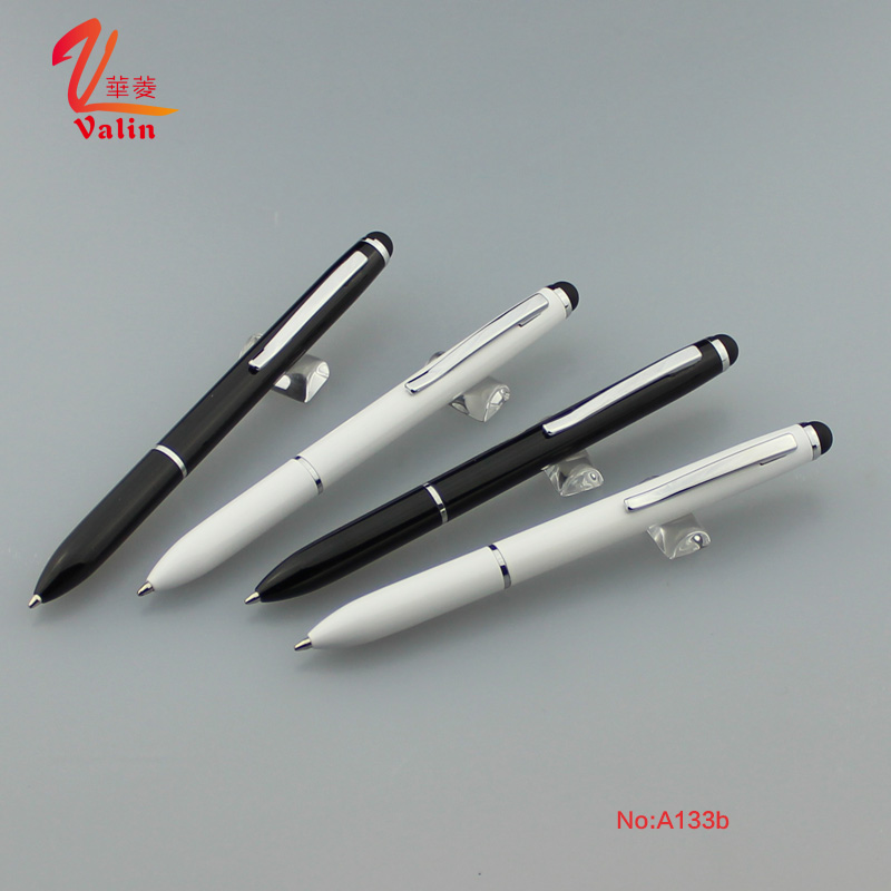 New Style Metal Twist Action Stylus Ballpoint Pen