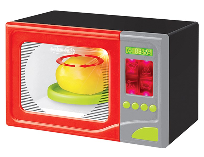 Kitchen Play Set Battery Operated Microwave Oven Toys (H0009345)