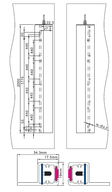 Sft Elevator Light Curtain (SFT-620N)