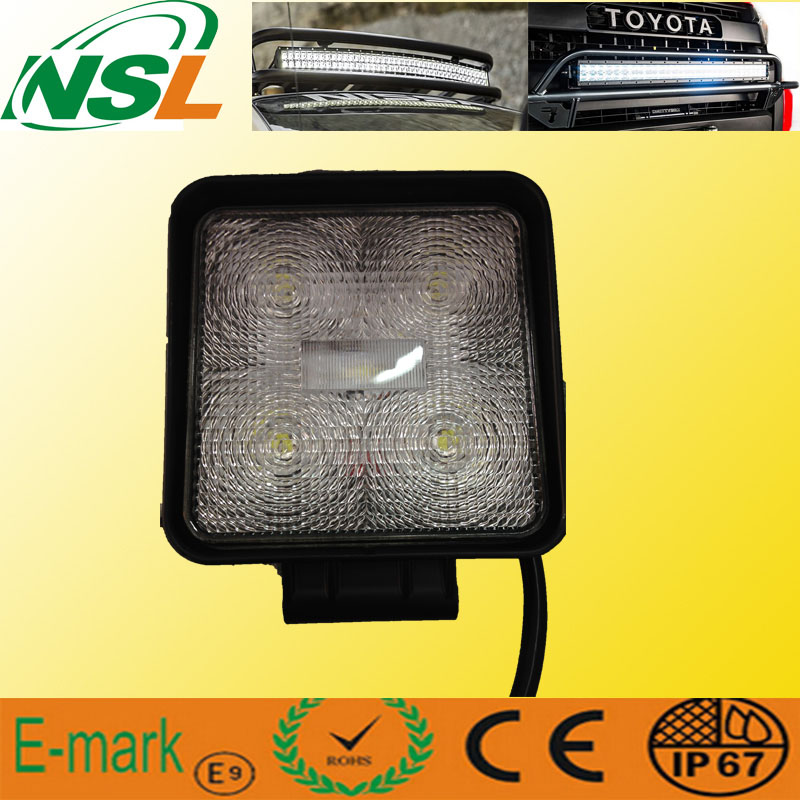 Flush Mount 18W CREE LED Work Light off Road Driving Light