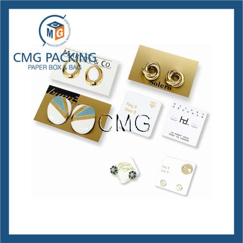 Round Foldover Card Necklace Display Card (CMG-037)