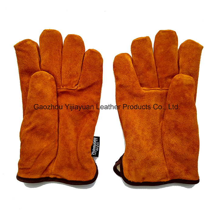 Leather Drivers Driving Gloves with Thinsulate Full Lining