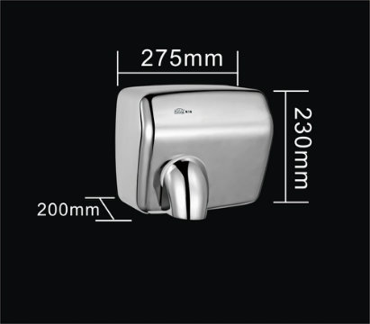 High Speed Hand Dryer Wall Mount Stainless Steel Hand Dryer Automatic