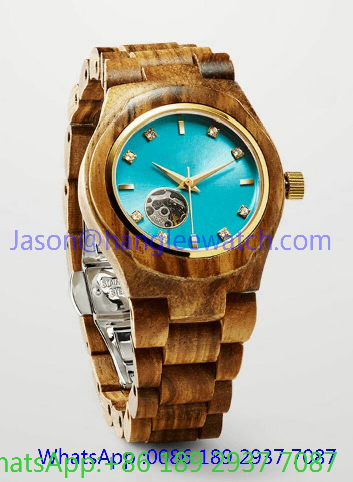 High-Grade Wooden Automatic Watch, Many Color (Ja- 15191)