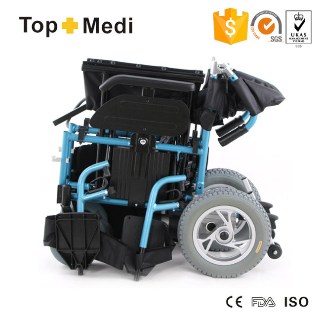 Topmedi Promoting Hot Sale Foldable Electric Power Mobility Wheelchair