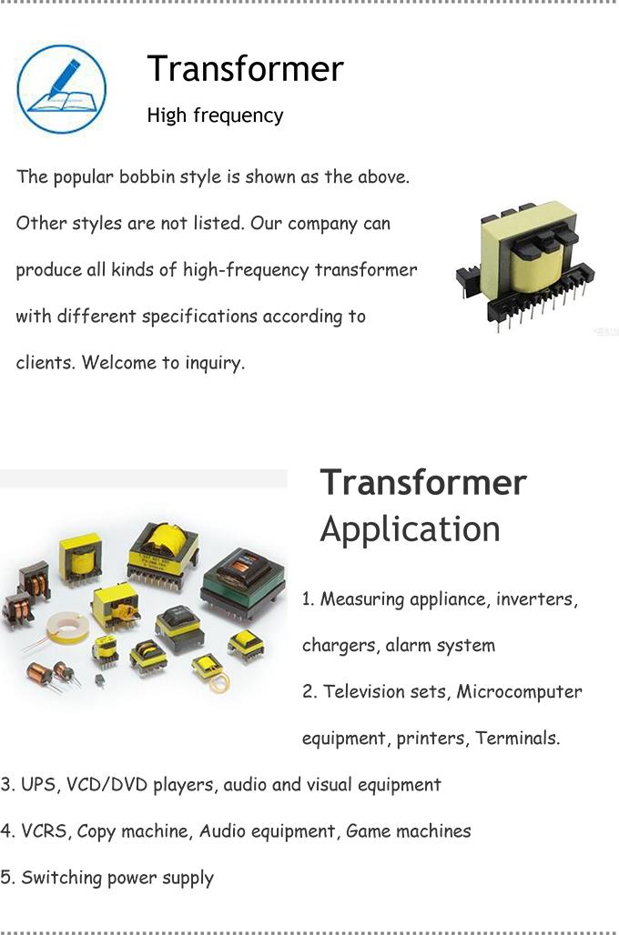 High Quality Ee16 High Frequency Transformer for Household Appliances