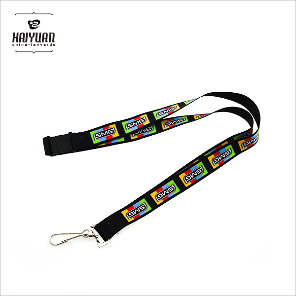 Custom Full Color Printed Lanyard with Heat Transfer Printing