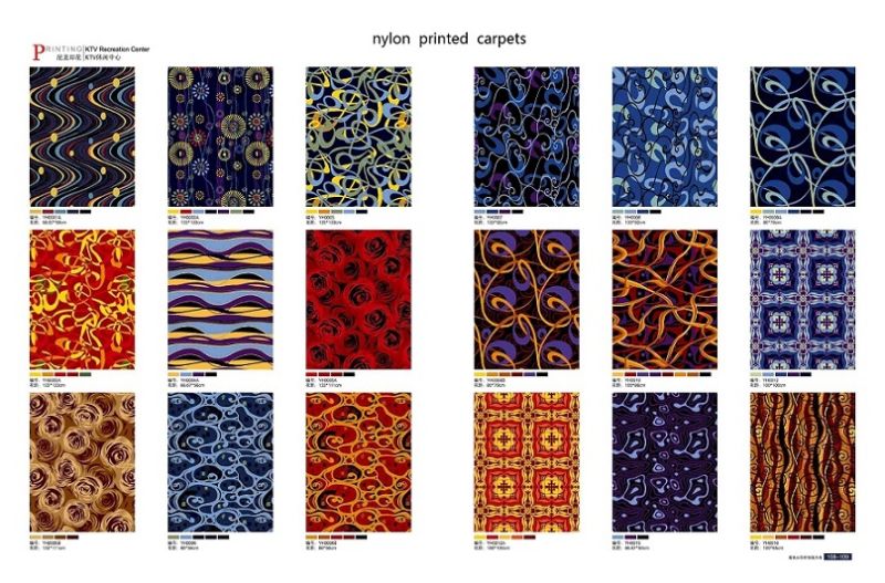 High Quality Inkjet Nylon Wall to Wall Hotel Carpet