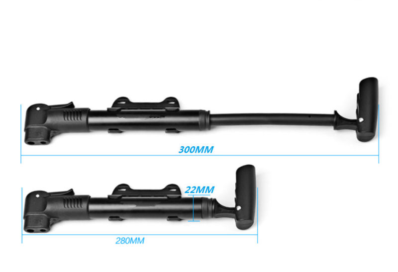 Colored Alloy Surface Bike/Bicycle Hand Mini Pump Inflator