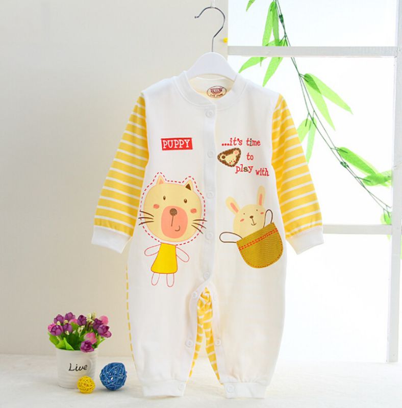 Long-Sleeved Baby Clothes Baby Romper