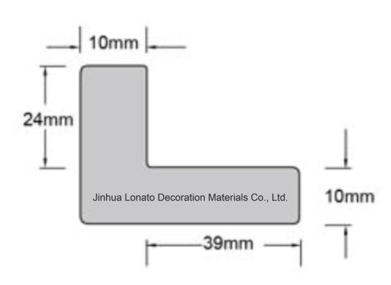 Modern Design of PS Corner Frame Moulding L Type 5035