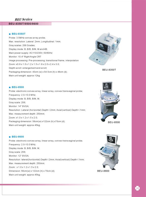 Trolley Ultrasound Machine Color Doppler (XT-FL036)