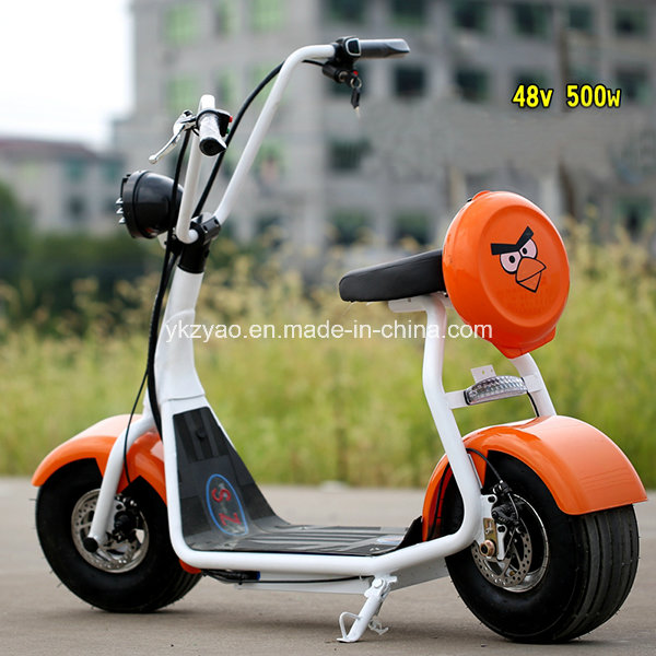 800W Mini Harley Electric Scooter with Big Tyre Ce Approval