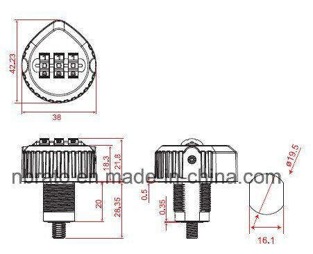 ABS Triangle Security Combination Lock